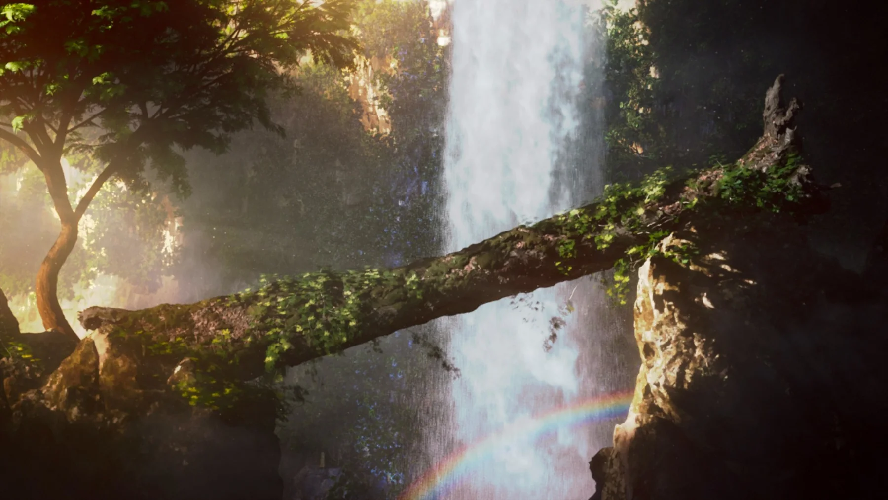 Waterfall — finished render