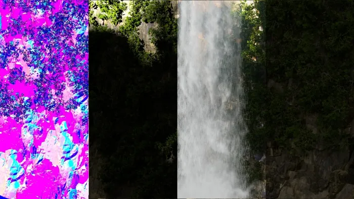 Background mountain layers