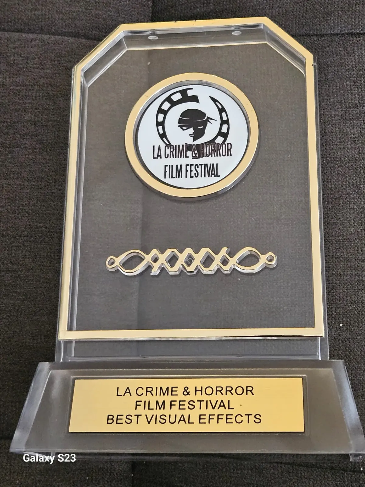Best Visual Effects award from the LA Crime & Horror Film Festival